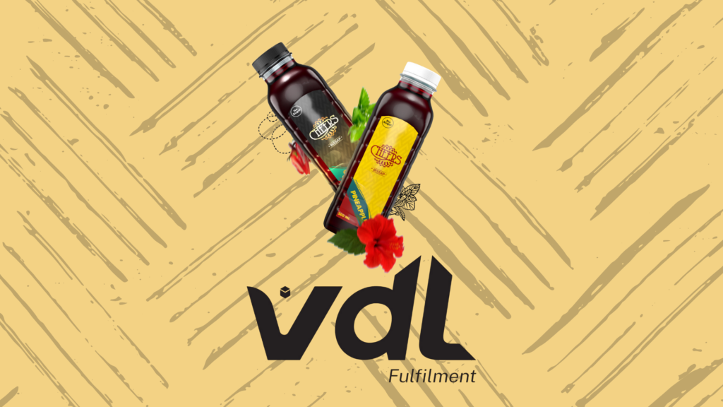 VDL Logo and Cheers Bissap Bottles